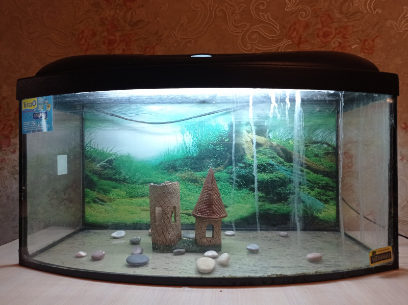 Аквариум 40л. для рыбок (градусник в подарок)
